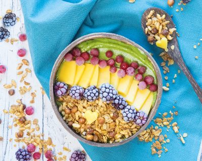 Green Smoothie Bowl - Eiscreme zum Frühstück