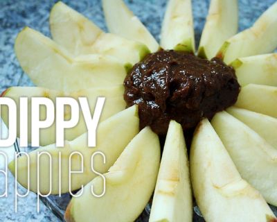 Dippy Apples / Äpfel mit fruchtigem, veganen Rohkost-Zimt-Dip