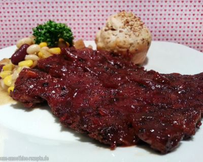 Vegane Spareribs aus Soja Big Steaks