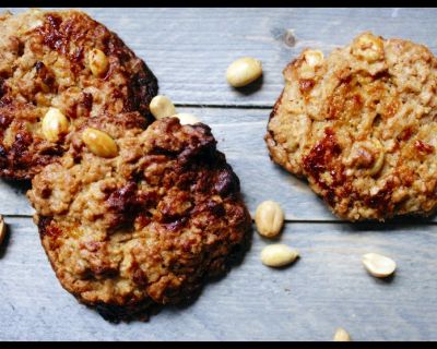 Rezept vom 22.02.2017: Better Peanut Butter White Choc Oatmeal Cookies (Vegan möglich)