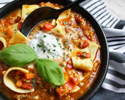 Raffiniert und einfach – Lasagne-Suppe