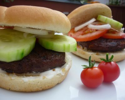 Superschnelle vegane Burger