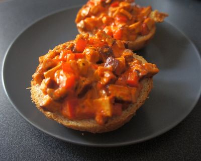 Der Partyknaller: Vegane Pizzabrötchen