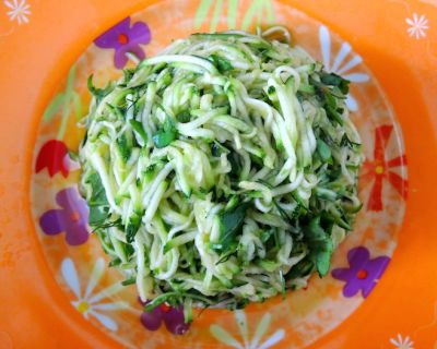 Zucchini Rucola Salat