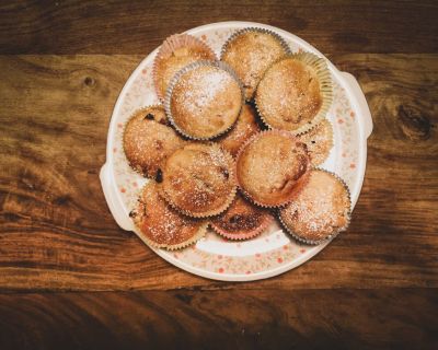 Himmlisch saftige Apfel-Nuss-Muffins