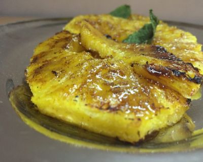 Gegrillte Ananas