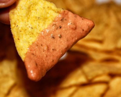 Tortilla-Chips-Dip aus dem Supermarkt – glutenfrei, vegan und zuckerfrei