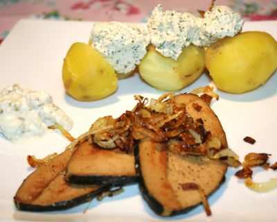 'Fisch'steaks, Frischkäse und zu viel Vodka