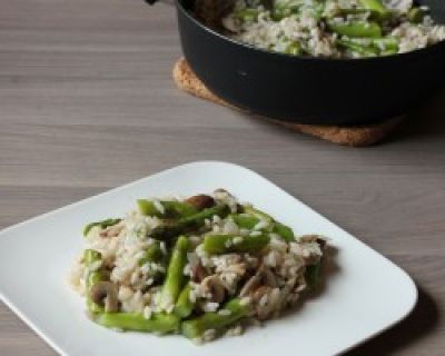 Rezept: Risotto mit grünem Spargel