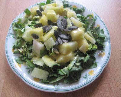 Mangold-Melonen-Salat
