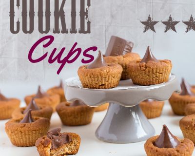 Erdnussbutter-Cookie-Cups mit Hershey’s Kisses