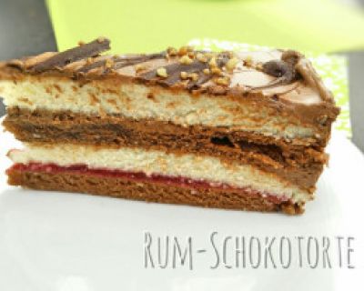 Rum-Schokotorte