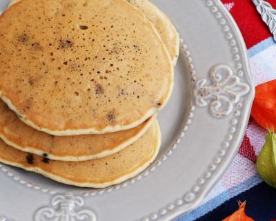 Vegane Schoko-Bananen-Pancakes