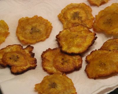 Patacones - frittierte Kochbanane