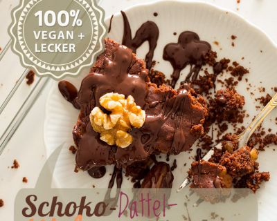 Schoko-Dattel-Walnuss-Kuchen