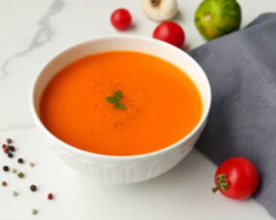 Aromatische Tomatencremesuppe