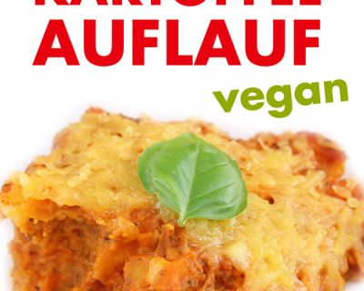 Veganer Kürbis-Kartoffel-Auflauf mit Sojahack