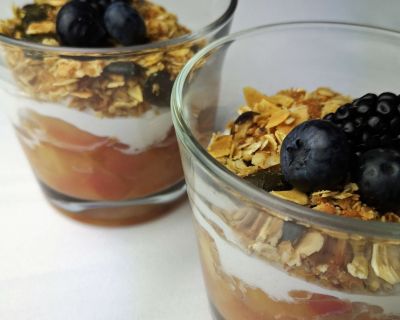 Apfel-Granola Dessert