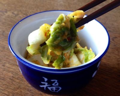 Kimchi – michsauer vergorenes Gemüse aus Korea