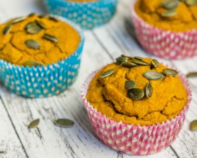 Super saftige vegane Kürbis Muffins – einfach, lecker und gesund