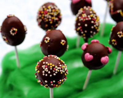 österliche Sacher-Cakepops