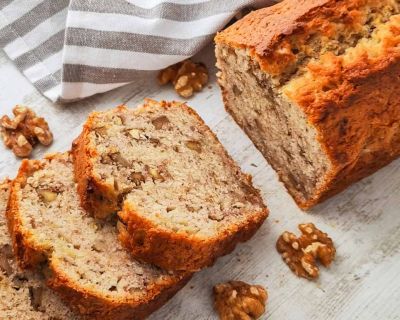 Veganes Bananenbrot mit Walnüssen