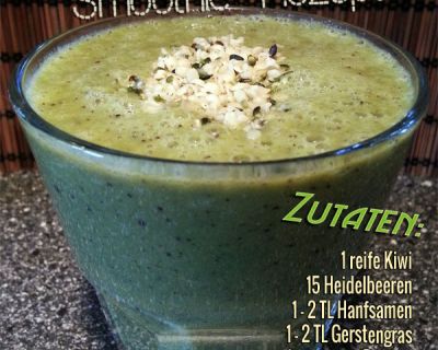 Grüner Smoothie zum Valentinstag