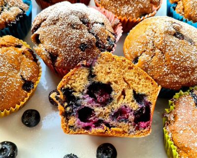 Vegane Heidelbeer-Muffins — herrlich fluffig