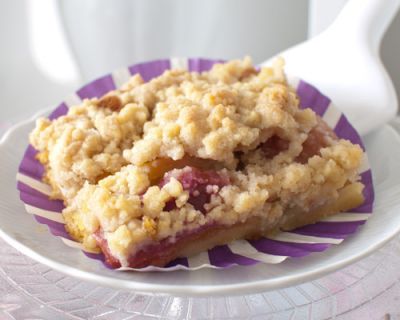 Nektarinen-Streusel-Kuchen (vegan, laktosefrei)